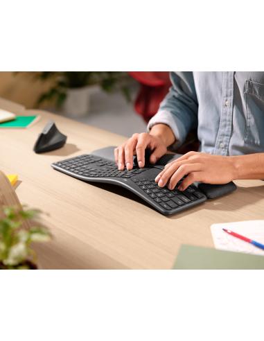 Logitech Ergo K860 For Business Teclado Inalámbrico Bluetooth Negro