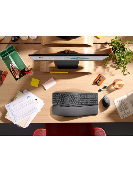 Logitech Ergo K860 For Business Teclado Inalámbrico Bluetooth Negro