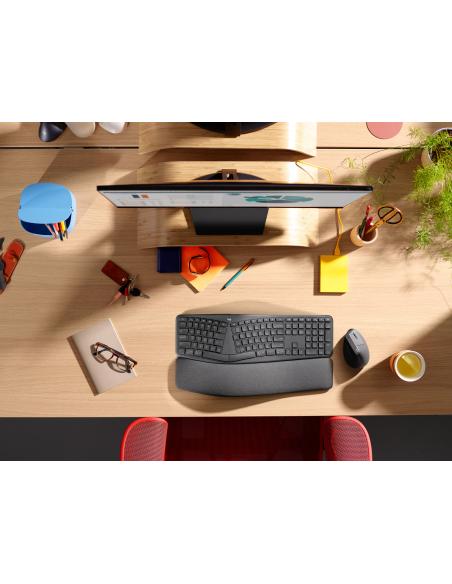 Logitech Ergo K860 For Business Teclado Inalámbrico Bluetooth Negro