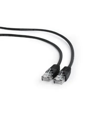 Gembird PP12-2M/BK Cable de Red Cat.5E UTP 2M Negro