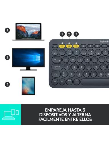 Logitech K380 Teclado Bluetooth Multi-Device Negro