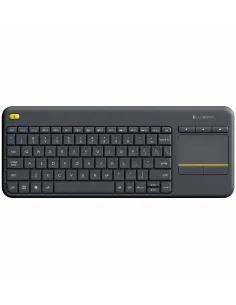 Logitech K400+ Teclado Inalámbrico con Touchpad Negro-FTRTUS0247