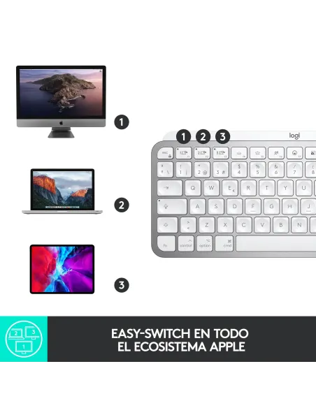 Logitech 920-010523 MX Keys Mini Teclado Bluetooth para Mac
