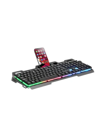 Mars Gaming MK120ES Teclado Gaming FRGB Negro