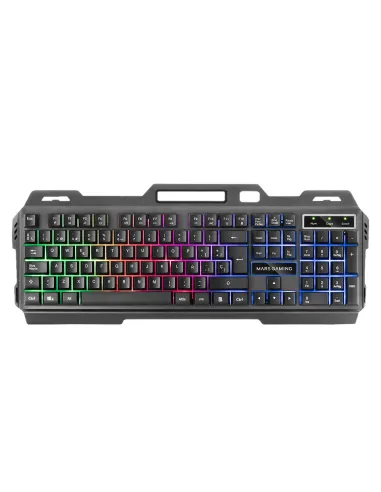 Mars Gaming MK120ES Teclado Gaming FRGB Negro