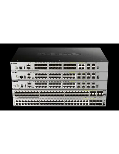 D-Link DGS-3630-28SC/SI/E Switch L3 24x Puerto SFP y 4x Puertos 10GbE SFP+