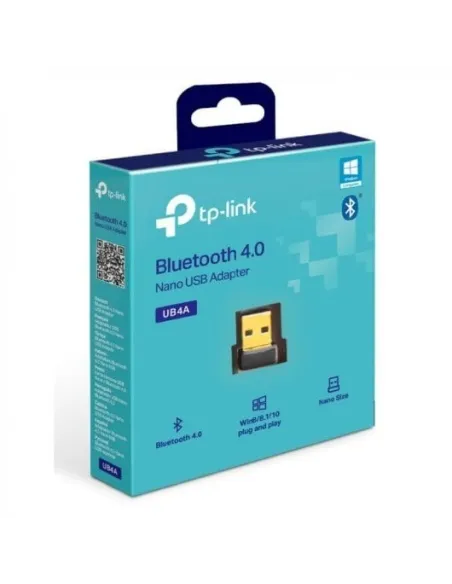 TP-Link UB4A Nano Adaptador Inalámbrico USB Bluetooth 4.0 Banda Única Negro