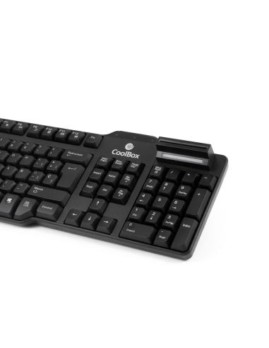 CoolBox COO-TEC02DNI Teclado con Lector de DNIe