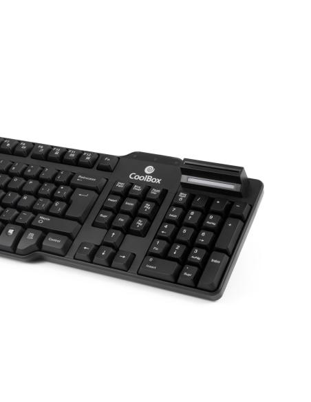 CoolBox COO-TEC02DNI Teclado con Lector de DNIe