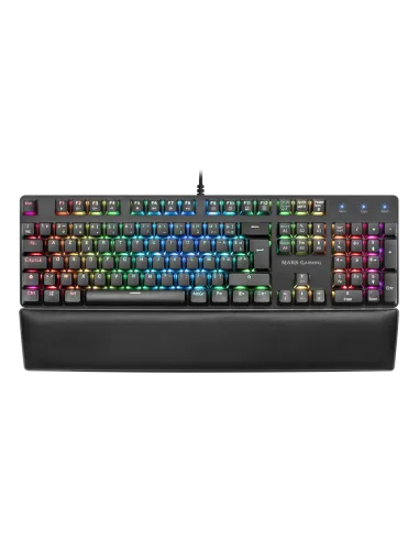 Mars Gaming MK5BFR Teclado Mecánico RGB Switch Marrón (Teclado Francés)