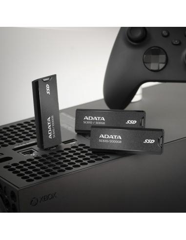 Adata SC610 SSD Externo 1TB USB 3.2 Gen2 Negro