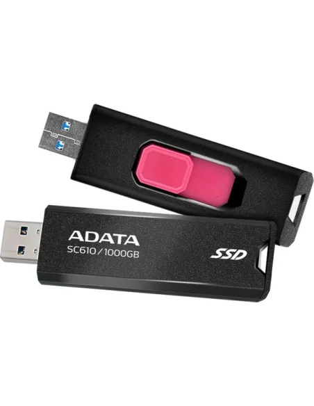 Adata SC610 SSD Externo 1TB USB 3.2 Gen2 Negro