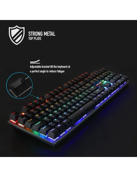 NGS GKX-500 Teclado Gaming Mecánico RGB