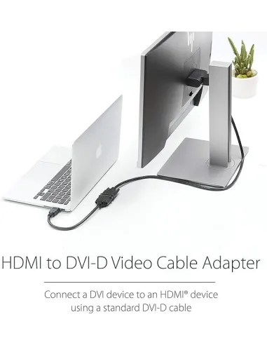 Startech Adaptador HDMI a DVI-D Macho/Hembra Negro