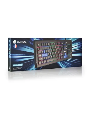 NGS GKX-305 Teclado Gaming con Luces LED y Teclas Multimedia