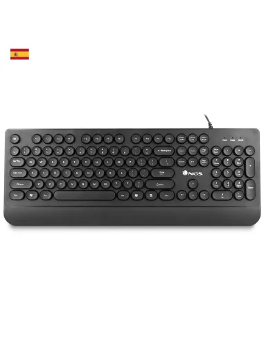 NGS DOT Teclado USB Teclas Redondas Negro