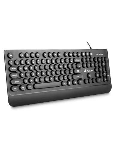 NGS DOT Teclado USB Teclas Redondas Negro