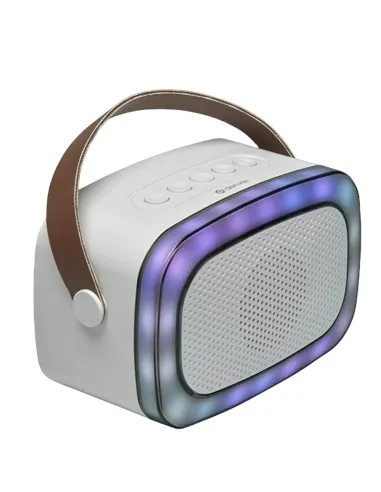 Denver BTM-610 Altavoz con Micrófono Portátil Blanco