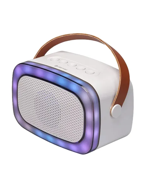 Denver BTM-610 Altavoz con Micrófono Portátil Blanco