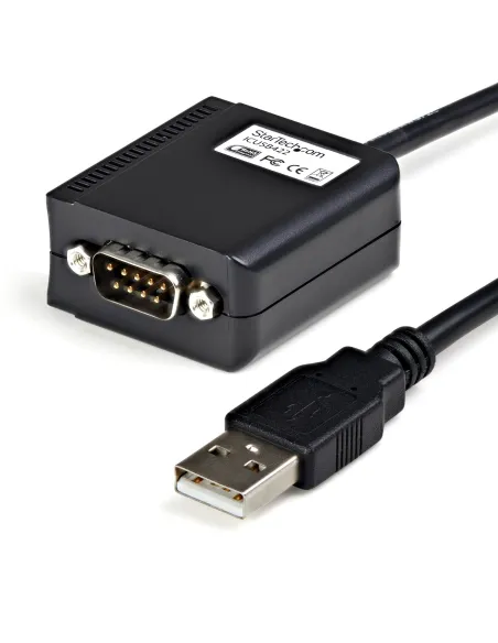 StarTech ICUSB422 Cable USB a Puerto Serie RS-422/RS-485/DB9 con Retención Puerto COM 1.8M Negro