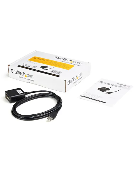 StarTech ICUSB422 Cable USB a Puerto Serie RS-422/RS-485/DB9 con Retención Puerto COM 1.8M Negro