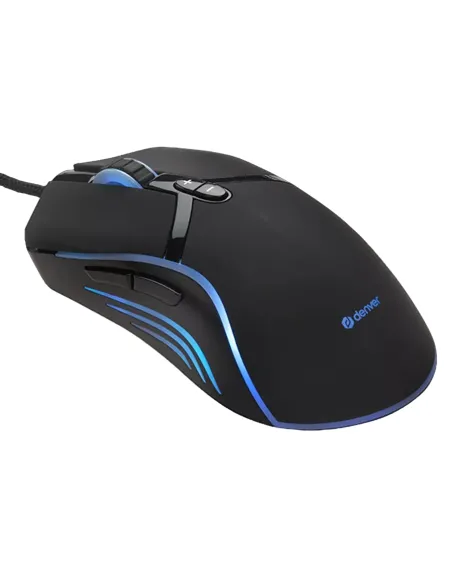 Denver GMO-402 Ratón Gaming RGB Negro