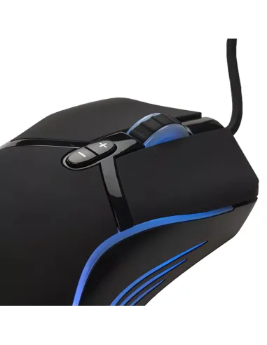Denver GMO-402 Ratón Gaming RGB Negro