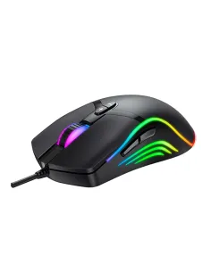 Denver GMO-402 Ratón Gaming RGB Negro