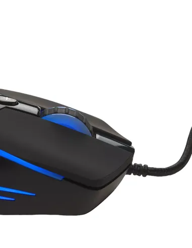 Denver GMO-402 Ratón Gaming RGB Negro