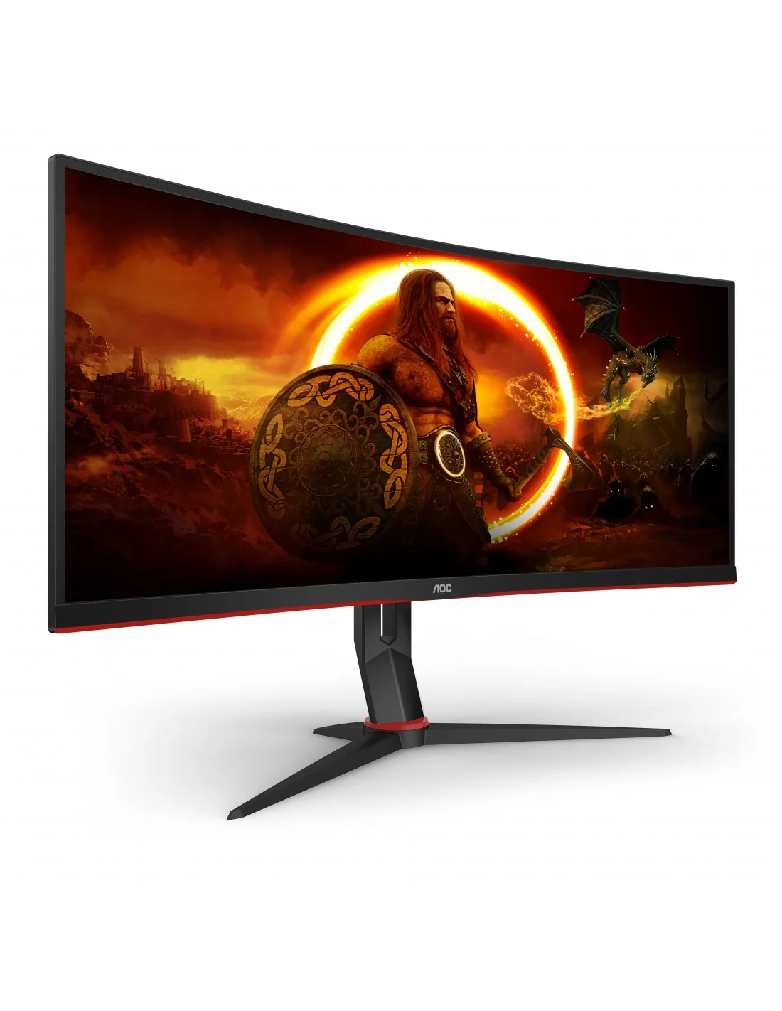 AOC CU34G2X/BK 34" LED Wide QuadHD 144Hz FreeSync Curvo