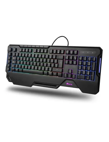 NGS GKX-450-2 Teclado Gaming de Membrana con Luces RGB
