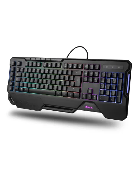 NGS GKX-450-2 Teclado Gaming de Membrana con Luces RGB