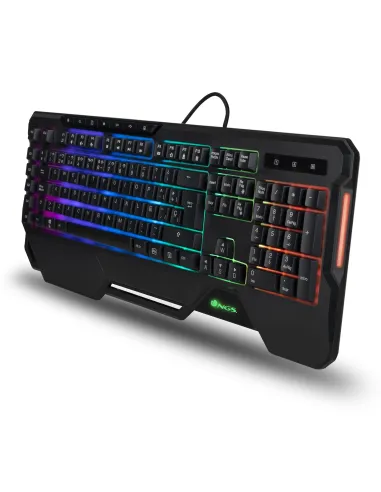NGS GKX-450-2 Teclado Gaming de Membrana con Luces RGB