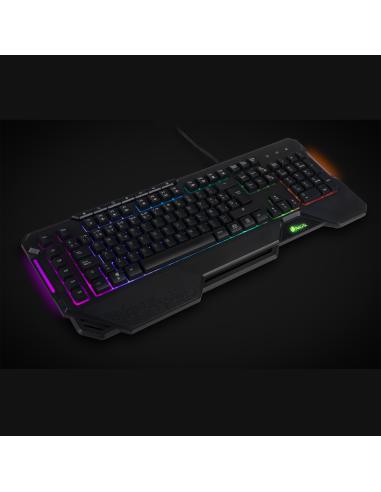 NGS GKX-450-2 Teclado Gaming de Membrana con Luces RGB