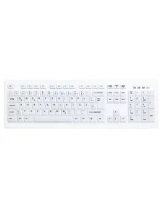 Cherry BA-C8100F-FUS-W/SP Teclado lavable/desinf inalámbrico