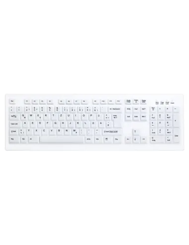 Cherry BA-C8100F-FUS-W/SP Teclado lavable/desinf inalámbrico