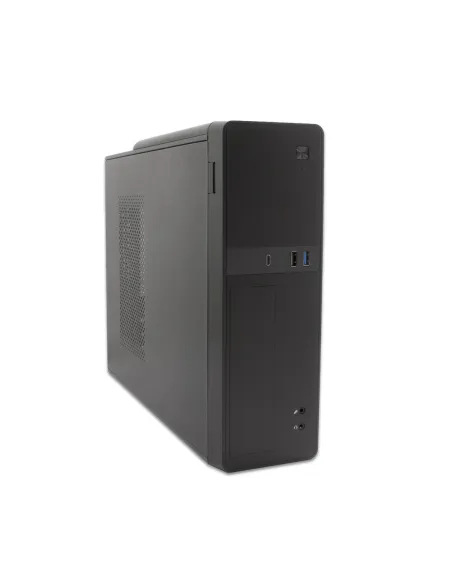 CoolBox T310 Micro Torre Negro + Fuente de Alimentación 300 W