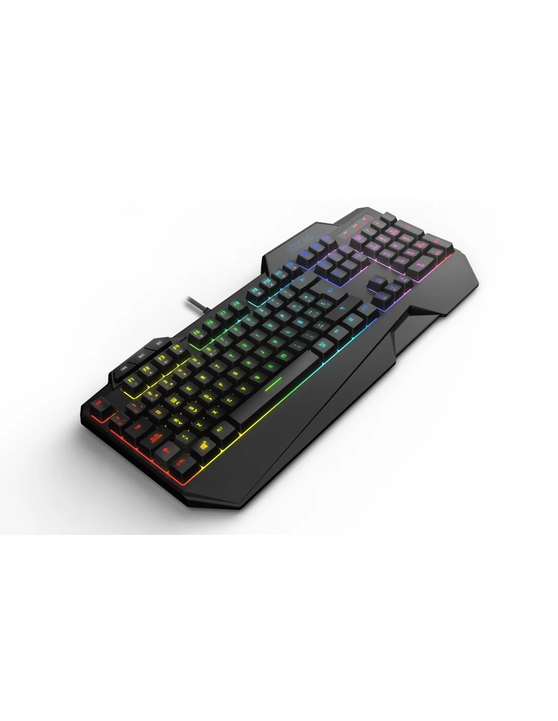 Krom NXKROMKRSHRSP Combo Teclado Híbrido RGB + Ratón