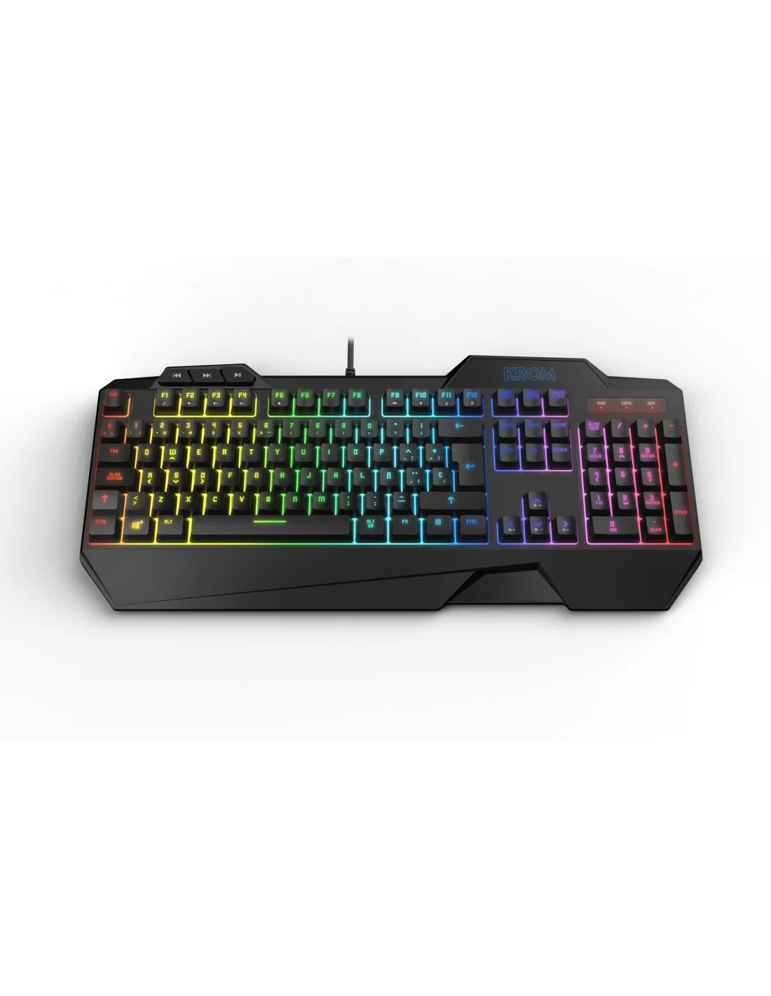 Krom NXKROMKRSHRSP Combo Teclado Híbrido RGB + Ratón