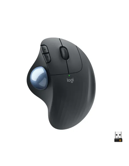 Logitech Ergo M575 Ratón Trackball Inalámbrico 2000DPI Gris