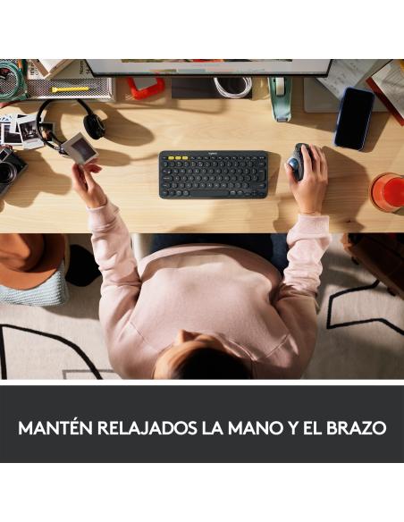 Logitech Ergo M575 Ratón Trackball Inalámbrico 2000DPI Gris