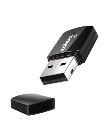 Edimax EW-7811UTC Mini Adaptador Inalámbrico USB AC600 WiFi 5 Doble Banda Negro