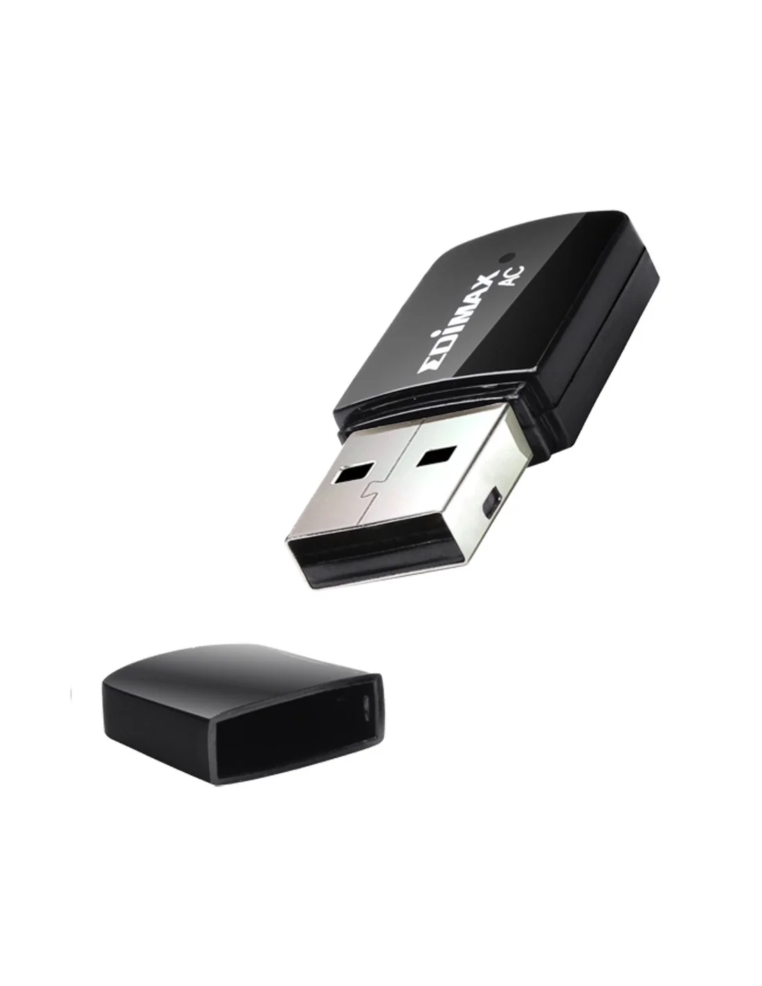 Edimax EW-7811UTC Mini Adaptador Inalámbrico USB AC600 WiFi 5 Doble Banda Negro