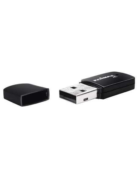 Edimax EW-7811UTC Mini Adaptador Inalámbrico USB AC600 WiFi 5 Doble Banda Negro
