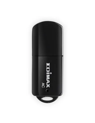Edimax EW-7811UTC Mini Adaptador Inalámbrico USB AC600 WiFi 5 Doble Banda Negro