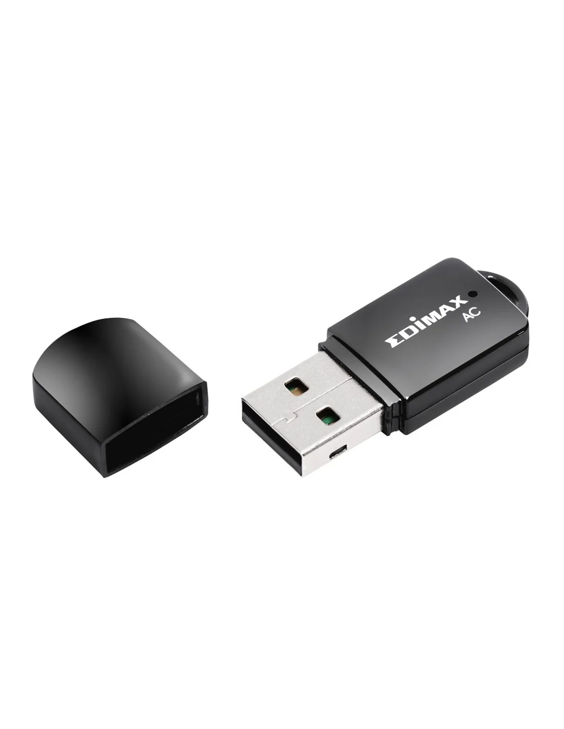 Edimax EW-7811UTC Mini Adaptador Inalámbrico USB AC600 WiFi 5 Doble Banda Negro