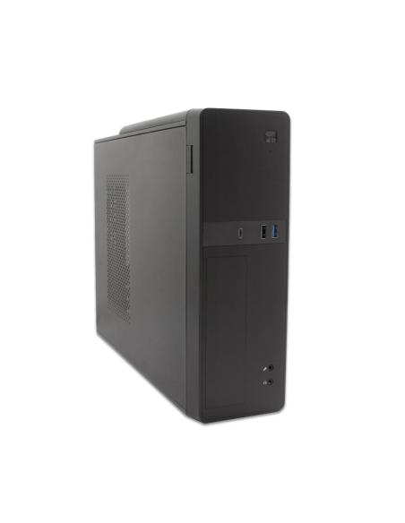 CoolBox T310 Micro Torre Negro + Fuente de Alimentación 300 W