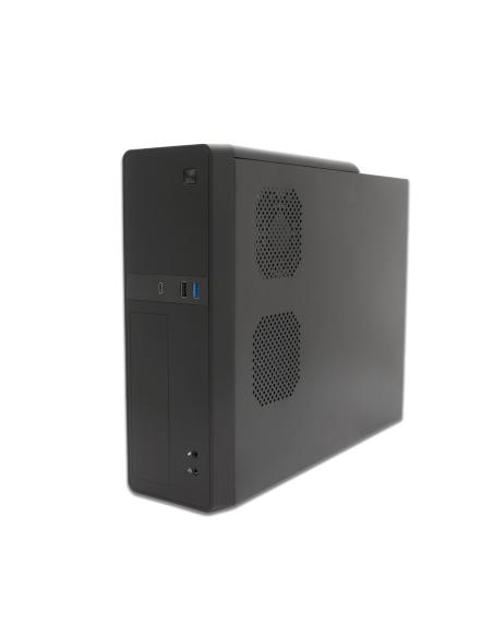 CoolBox T310 Micro Torre Negro + Fuente de Alimentación 300 W