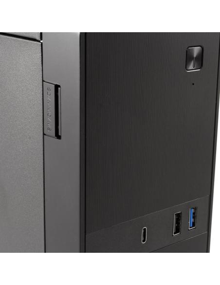 CoolBox T310 Micro Torre Negro + Fuente de Alimentación 300 W