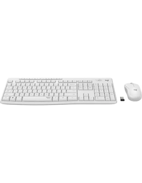 Logitech 920-009819 MK295 Combo Teclado + Ratón Inalámbricos Blanco Crudo ( Teclado Aleman )